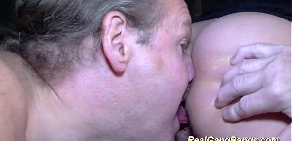  Pregnant Teen in extreme gangbang